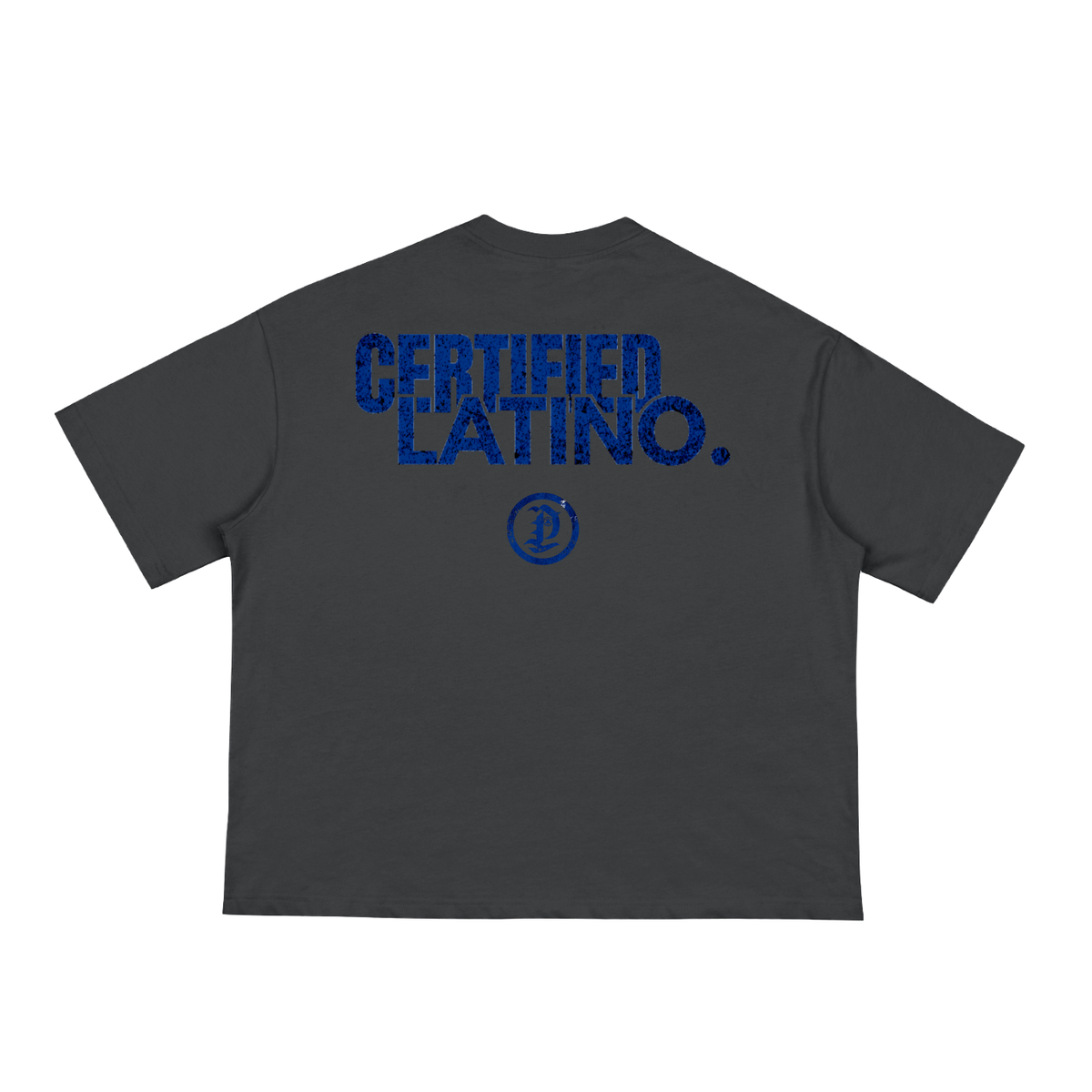 Certified Latino Boxy Tee (BLUE)